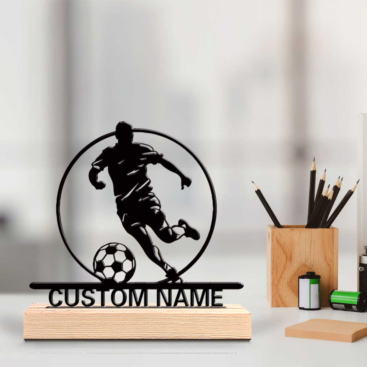Металлическая статуэтка футбол – обзор и цена Personalized Engraved Gift