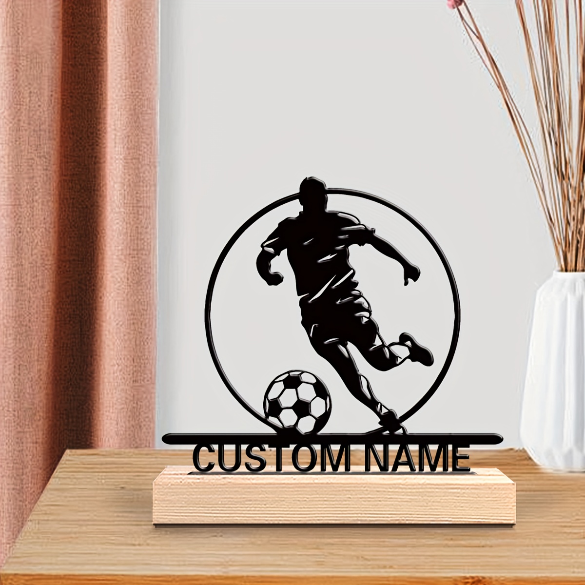 Металлическая статуэтка футбол – обзор и цена Personalized Engraved Gift