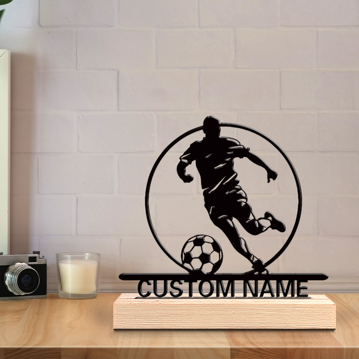 Металлическая статуэтка футбол – обзор и цена Personalized Engraved Gift