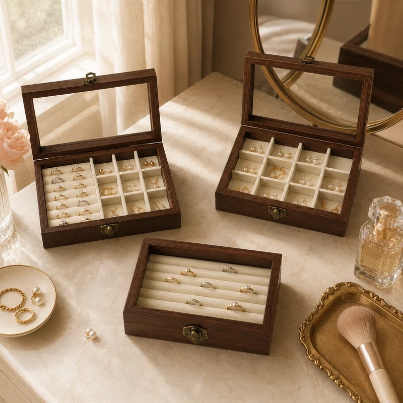 Настольный органайзер для укра – обзор и цена Velvet Jewelry Box